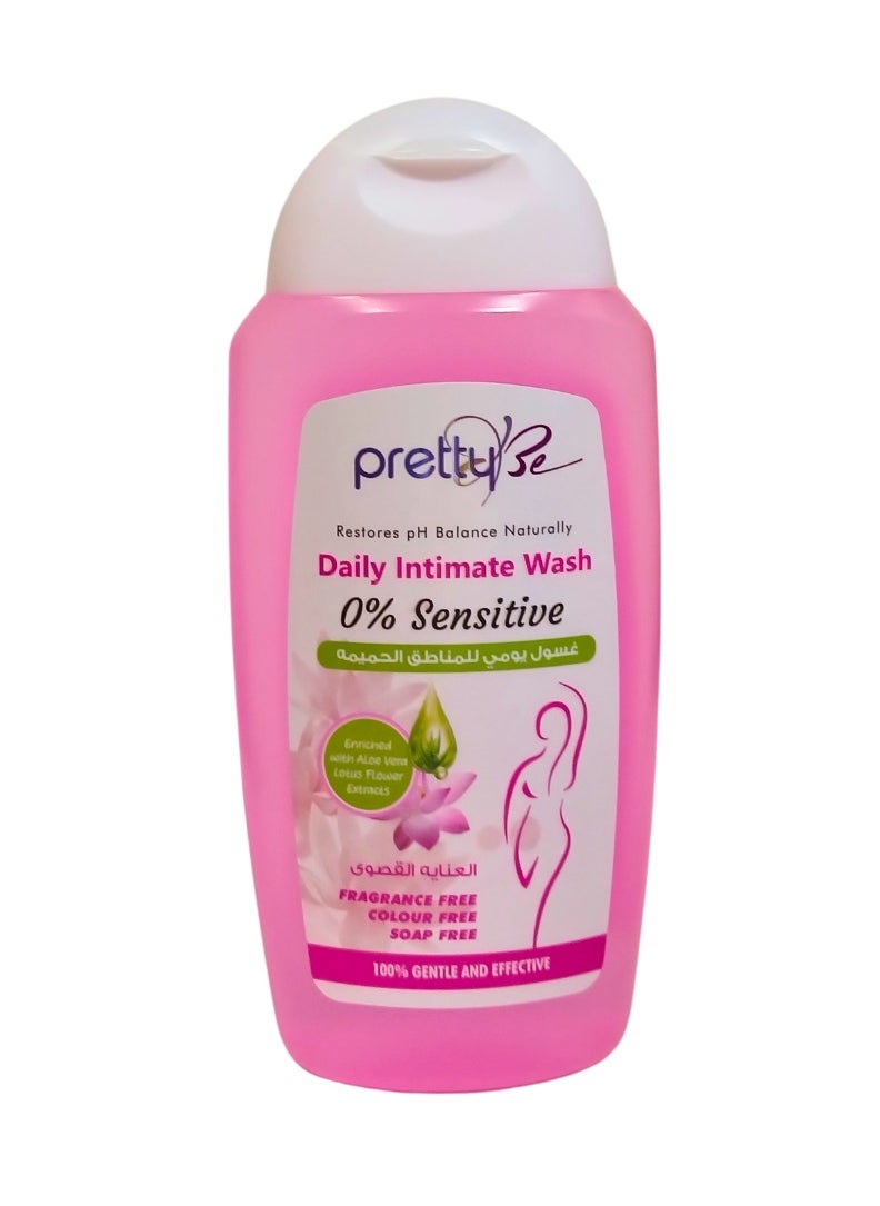 Pretty Be Pretty Be Daily Intimate Wash, Feminine Wash, Sensitive 250ml  - Image 1