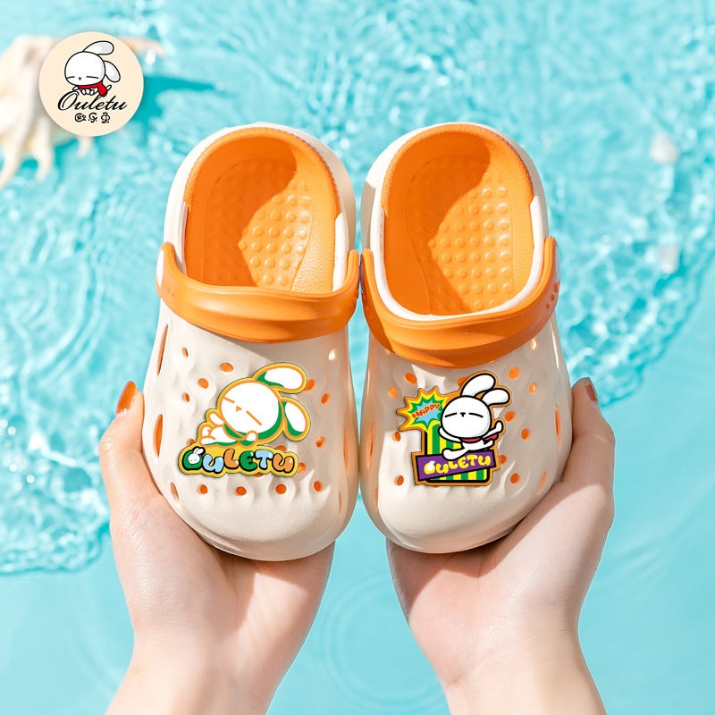 2025 Factory Breathable Children'S Hole Shoes Boys And Girls Baby Baotou Sandals Garden - Image 2