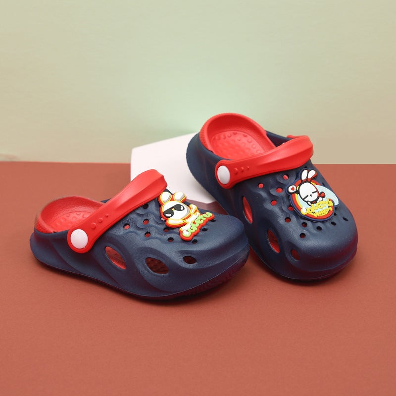 2025 Factory Breathable Children'S Hole Shoes Boys And Girls Baby Baotou Sandals Garden - Image 1