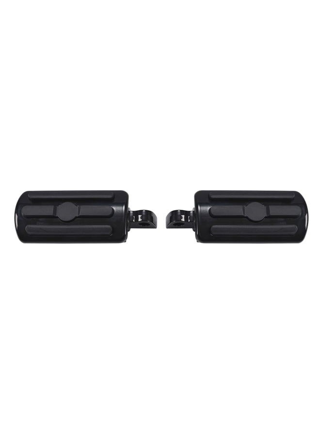 CELOMT 10mm Motorcycle Footpegs Passenger Foot Pegs Highway Pegs Fit Harley Sportster Softail Dyna Touring (Black) - Image 2