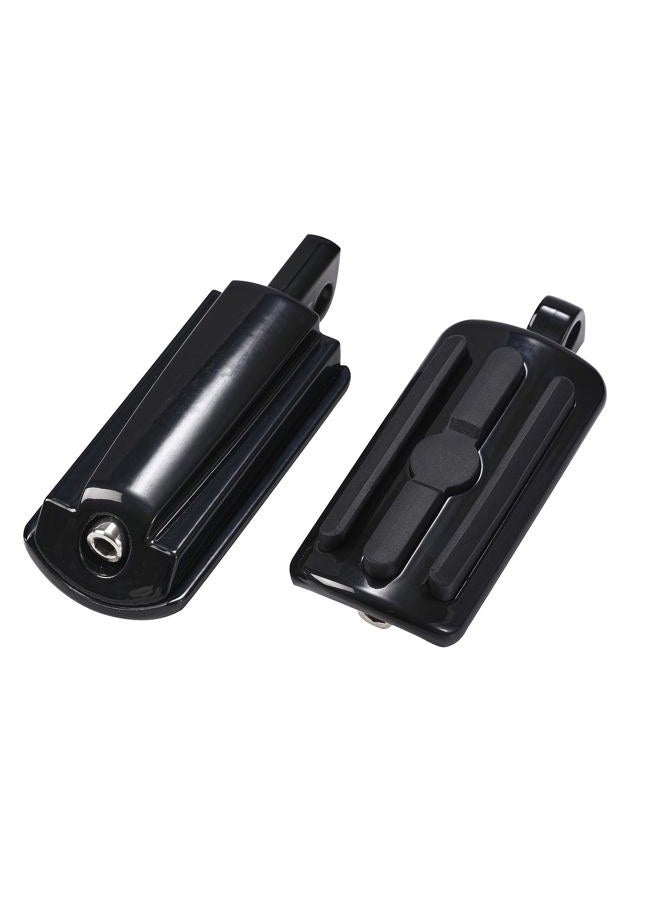 CELOMT 10mm Motorcycle Footpegs Passenger Foot Pegs Highway Pegs Fit Harley Sportster Softail Dyna Touring (Black) - Image 4