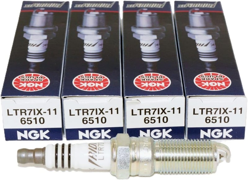 NGK 6510 LTR7IX-11 Iridium IX Spark Plug (4 Pack) - Image 1