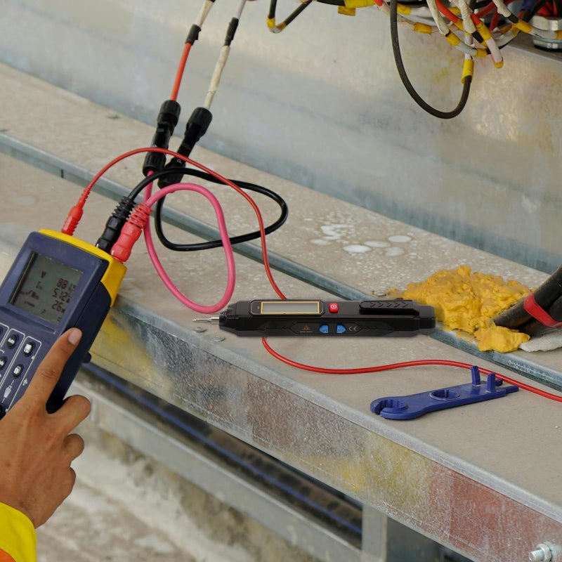 Digital Voltage Tester Pen With LCD Display Anti Burn AC DC Circuit Testing Tool - Image 5