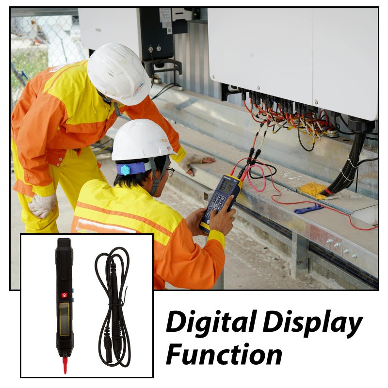 Digital Voltage Tester Pen With LCD Display Anti Burn AC DC Circuit Testing Tool - Image 4