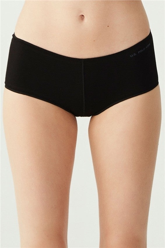U.S. Polo Assn. Red Salmon Black White Skin 5 Pack Women's Boxer  - Image 4
