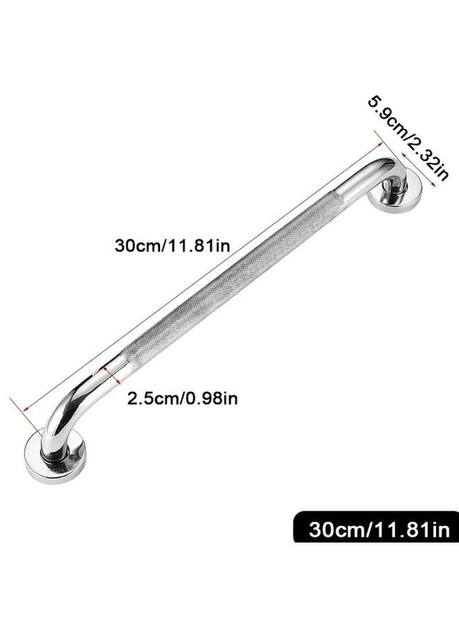 Stainless Steel Non Slip Handrail For Bathroom 23 62 Inch Strong Grip Elderly Disabled - Image 3