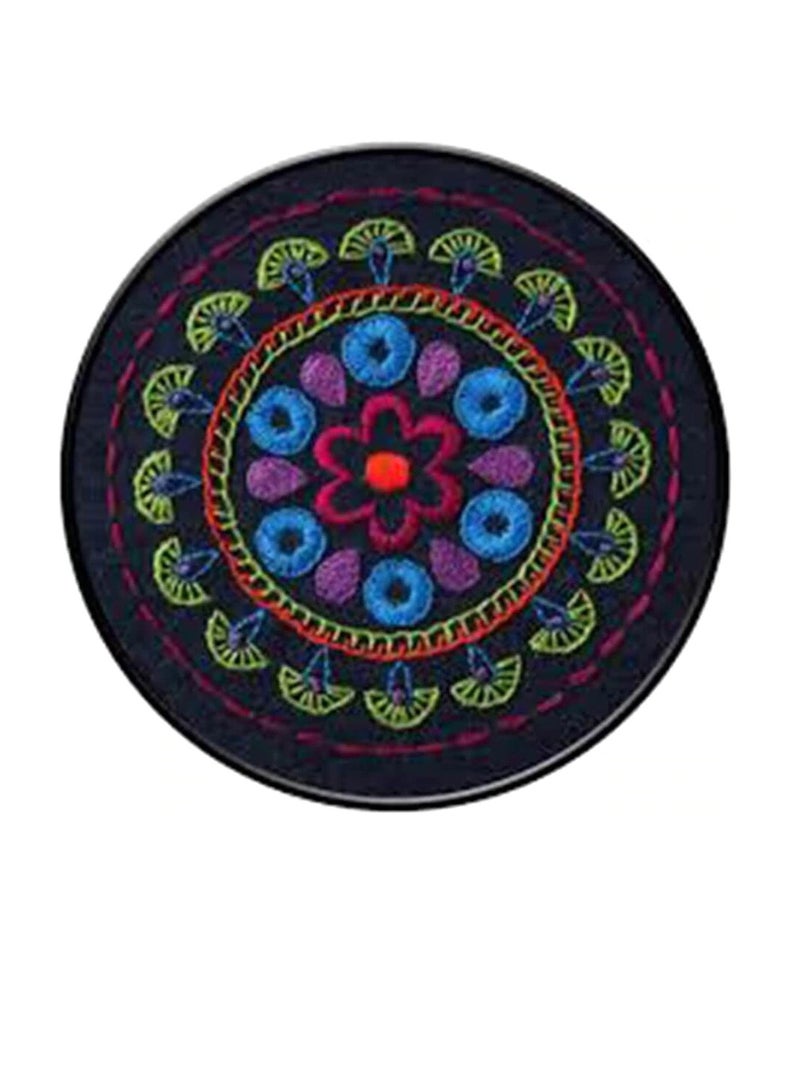 Bucilla Stamped Embroidery Kit 6in Round Tribal Medallion - Image 2