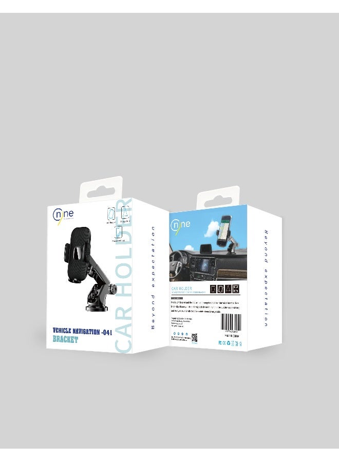 Nine Vehicle Navigation Bracket (041) - Black