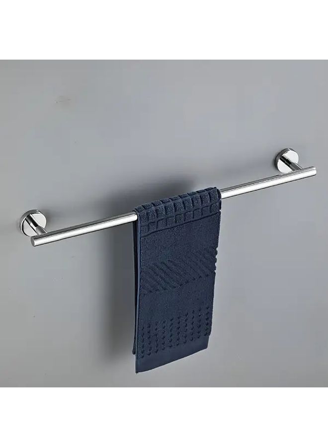 Model 450051 60 Stainless Steel Polished Towel Rack with Round Base for Bathroom 23 62 Inches - Image 1