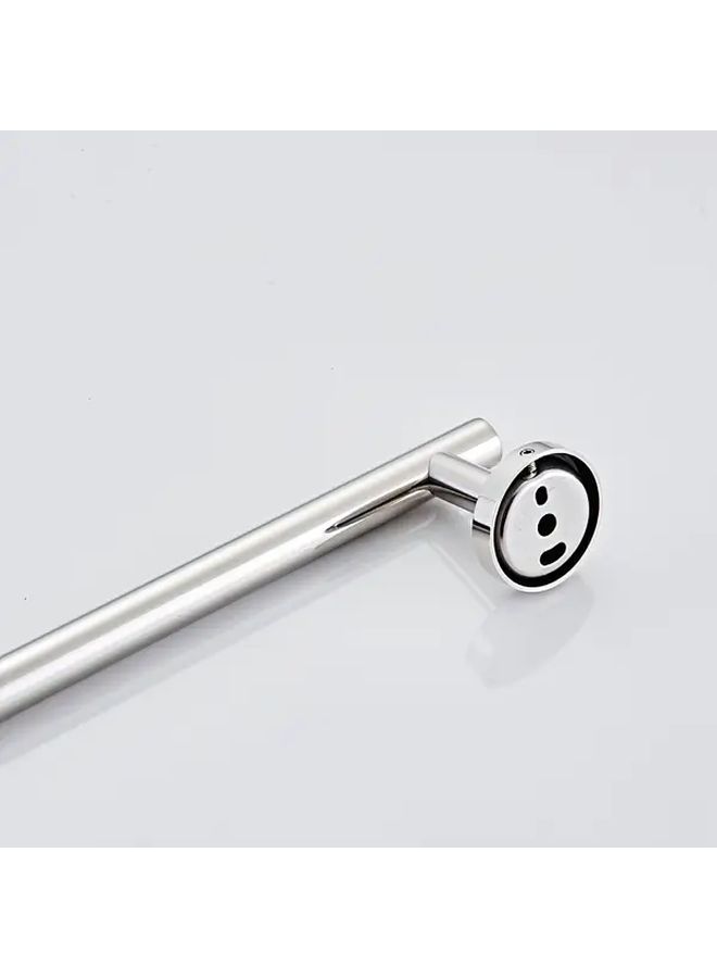 Model 450051 60 Stainless Steel Polished Towel Rack with Round Base for Bathroom 23 62 Inches - Image 2