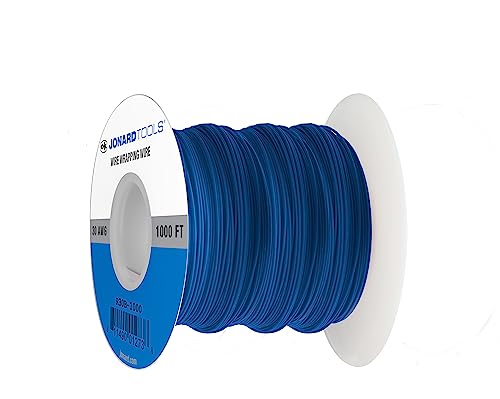 Jonard Tools لفة سلك نحاسي معزول كينار أزرق Jonard Tools R30B-1000، 30 AWG، بطول 1000 قدم - Image 5