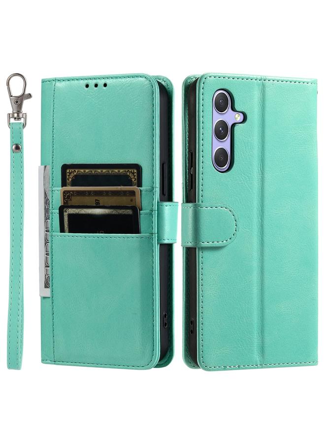erorex Case For Samsung Galaxy A55 5G Simple 6-Card Wallet Leather Phone Case - Image 4