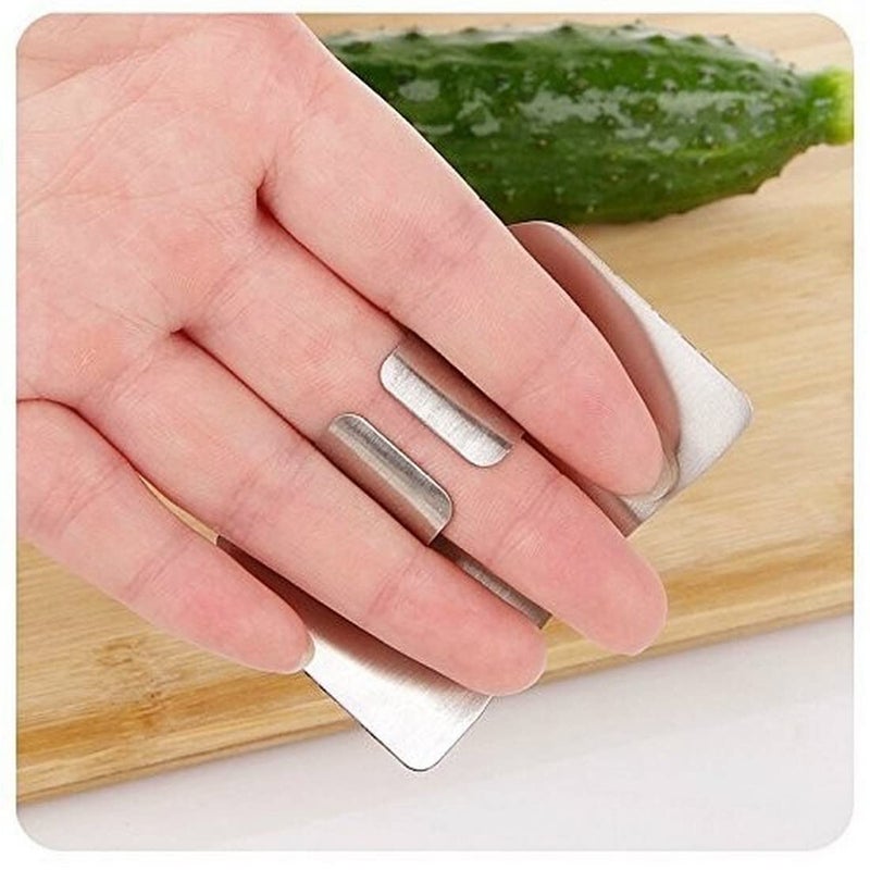 CLEARMOSQ CLEARMOSQ Stainless Steel Finger Cutting Protector Hand Guard Safe Chopping Slice Kitchen Tool  - Image 4