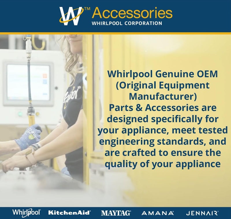 Whirlpool Whirlpool W10740584 Genuine OEM Fabric Softener Dispenser For Washers  Replaces 4282122 PS11702909 - Image 4