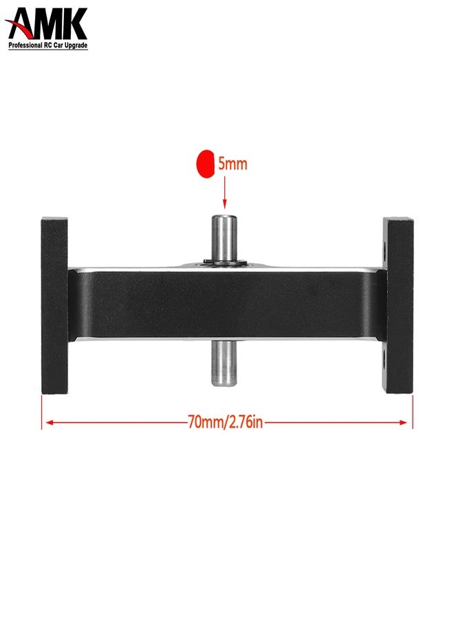 AMK Aluminum Alloy 70mm Transfer Case Transmission Gearbox with 5mm Shaft for 1/10 RC Rock Crawler MOA 1.9 Shafty LCG Chassis Builder - Image 4