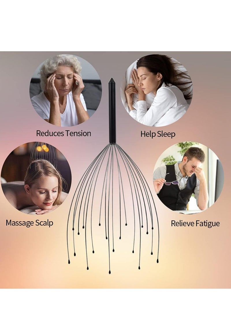 general Head Massager Scalp Massager 20 Fingers Head Scratcher,Head Massagers for Deep Relaxation, Stress Relief and Hair Stimulation - Image 4
