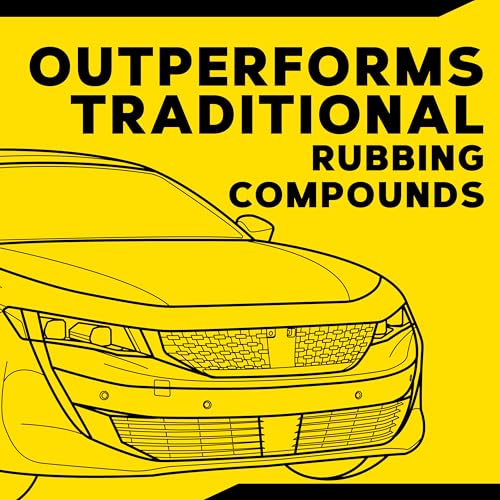 Meguiar's مركب ميغوايرز النهائي - مزيل خدوش السيارات من الدرجة الاحترافية، مركب تصحيح الطلاء الذي يزيل العيوب مع إضافة اللمعان والبريق، مزيل خدوش من مرحلة واحدة وطلاء شفاف، 15.2 أونصة - Image 4