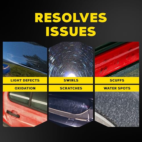 Meguiar's مركب ميغوايرز النهائي - مزيل خدوش السيارات من الدرجة الاحترافية، مركب تصحيح الطلاء الذي يزيل العيوب مع إضافة اللمعان والبريق، مزيل خدوش من مرحلة واحدة وطلاء شفاف، 15.2 أونصة - Image 3
