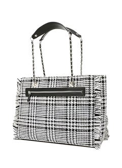GUESS GUESS Houndstooth Tweed Tote Bag  - Image 2