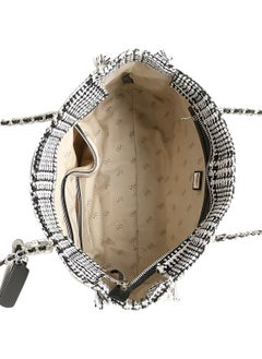 GUESS GUESS Houndstooth Tweed Tote Bag  - Image 5