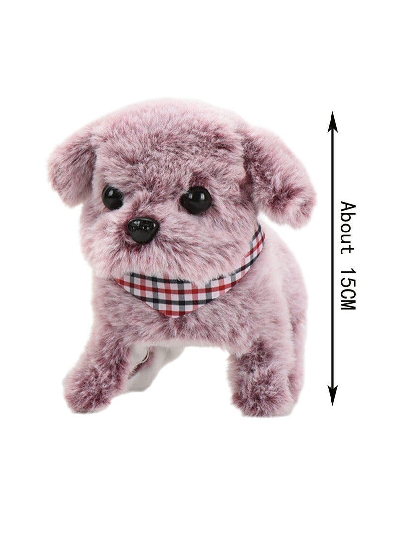 Red Pastoral Dog Electronic Plush Stuffed Animal Interactive Puppy Touch Control, Electronic Dog Pet, Robot Toy, Animated Toy Dog ​​Suitable For Kids Baby - Image 2