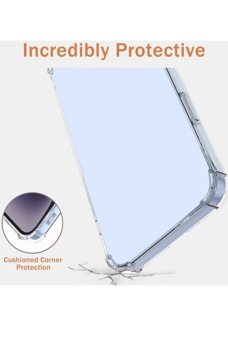 Samsung Galaxy A26 Case, Designed for Galaxy A26 Case, Slim Flexible TPU Airbag Bumper Shock Absorption Rubber Soft Silicone Case Cover Fit for Samsung Galaxy A26 (Clear) - Image 2