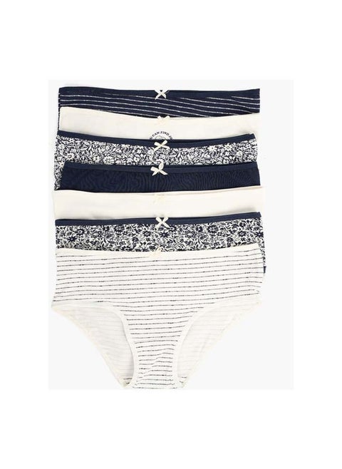 Pack of 7 MultiColored Brief Panties