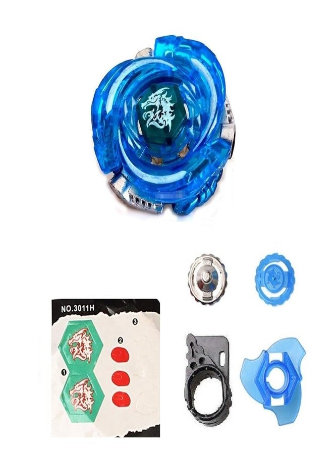 Funstars Metal Fury Spinning Battling Top with Launcher (BB98 Blue) - Image 3