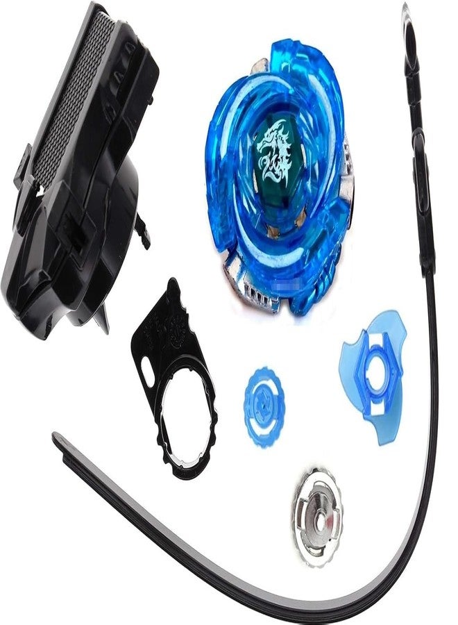 Funstars Metal Fury Spinning Battling Top with Launcher (BB98 Blue) - Image 1