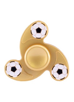 Premsons Premsons® Hand Spinner Desk Toy - High Speed Smooth Finger Spin Sensory Fidget Stress Relief Game Play for Kids & Adults - Birthday Party Gift - Combo - Rainbow Splash Triangular Head + Cross Gold  - Image 3