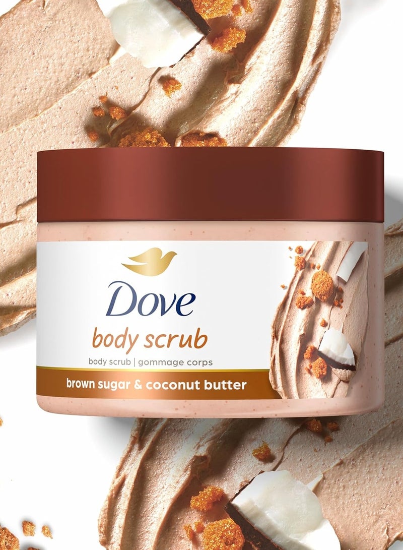 Dove Brown Sugar & Coconut Butter Deep Exfoliating Body Scrub 298 g - Image 3