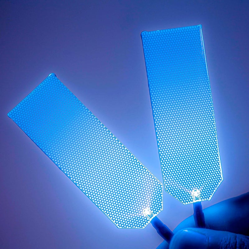mlnyitus [Azure] Flexible Helmet Decorations led Lights Flexible Cosplay DIY kit Decorations RGB Light Superhero for Men Gifts - Image 2