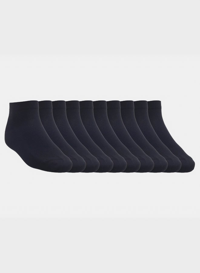 Kheyoot ALL BLACK LONG 10 MEN Set Of 10 Socks - Image 1