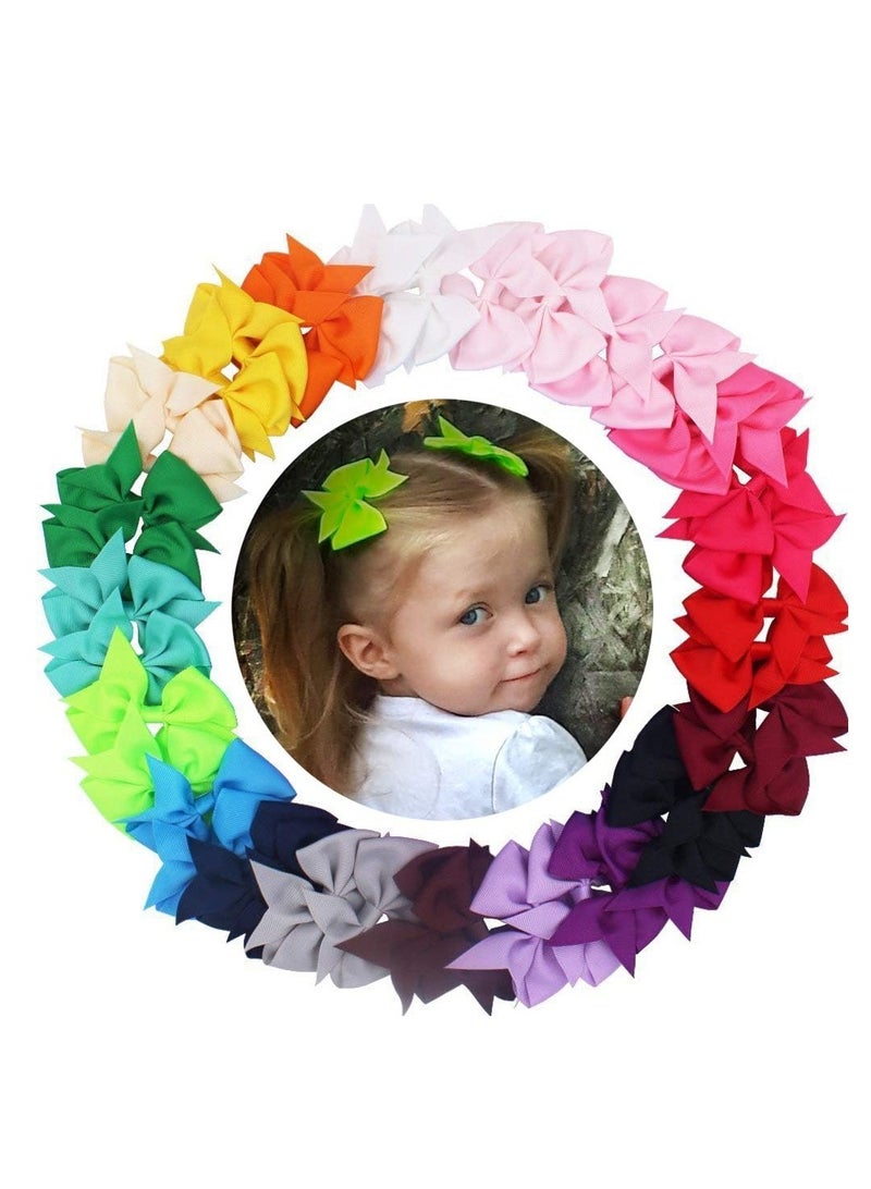 RATSAW Children Cute Duckbill Bow Ribbon Hair Bow  - Image 1