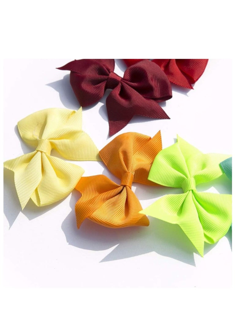 RATSAW Children Cute Duckbill Bow Ribbon Hair Bow  - Image 3