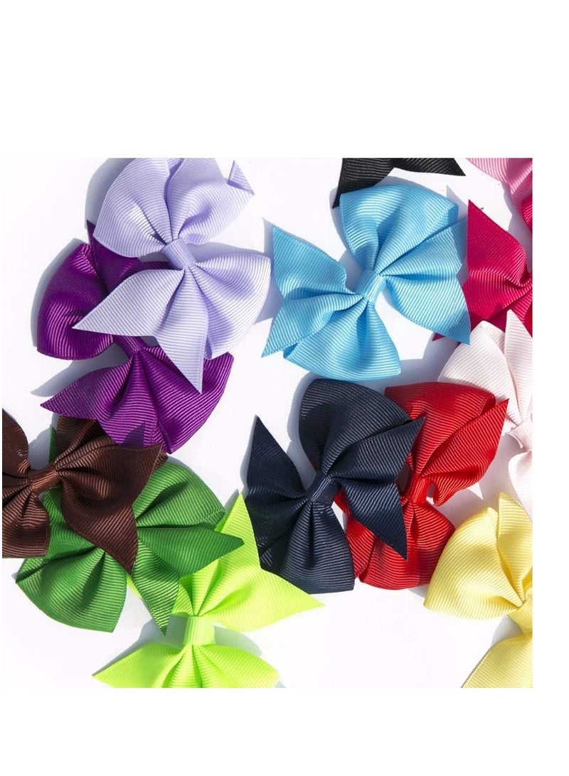 RATSAW Children Cute Duckbill Bow Ribbon Hair Bow  - Image 4