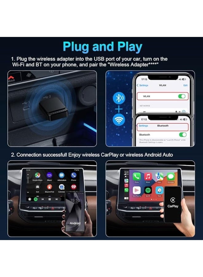 Wireless CarPlay Adapter – Convert Wired CarPlay to Wireless – Compact & Easy Plug-and-Play Device for Daily Use - Image 4