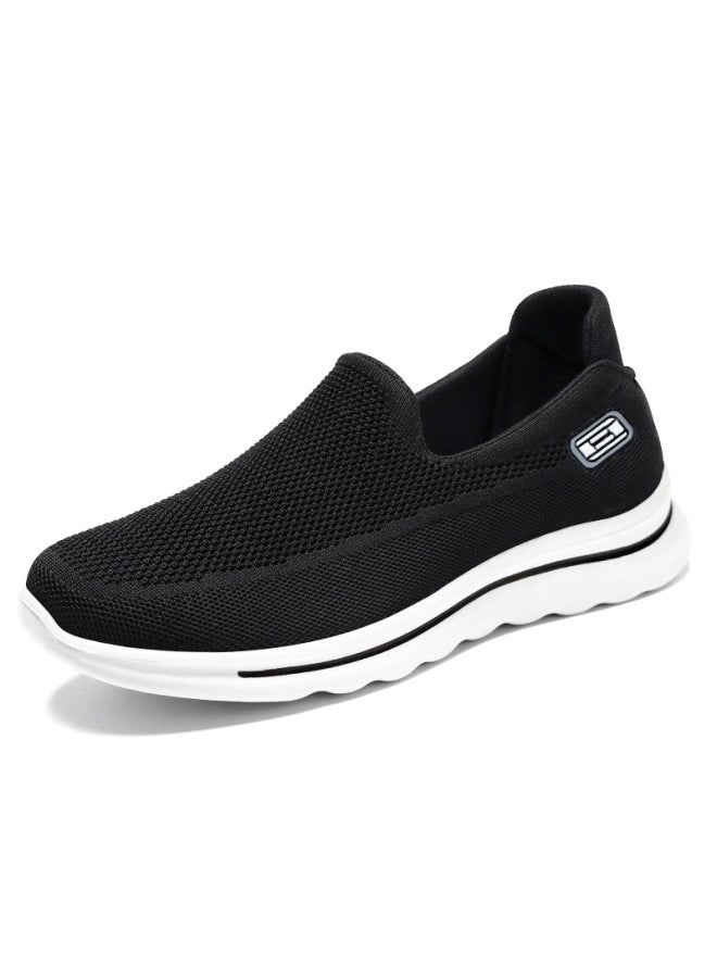 Shoes Men's New Slip-on Lazy Shoes Manufacturers Comfortable Soft Bottom Middle-aged And Elderly Dad Shoes Casual Walking Shoes