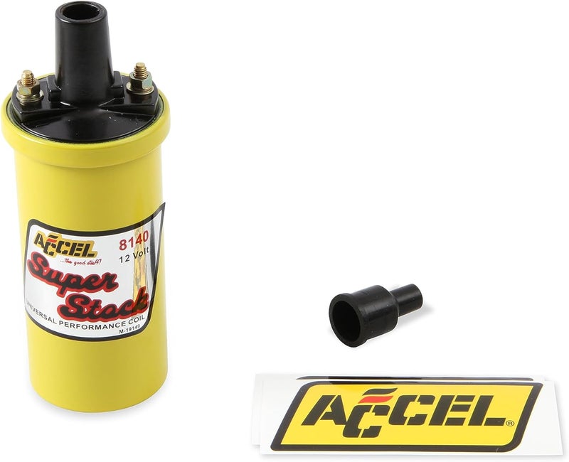 ACCEL (ACC 8140) Performance Universal SuperStock Coil , Yellow - Image 1