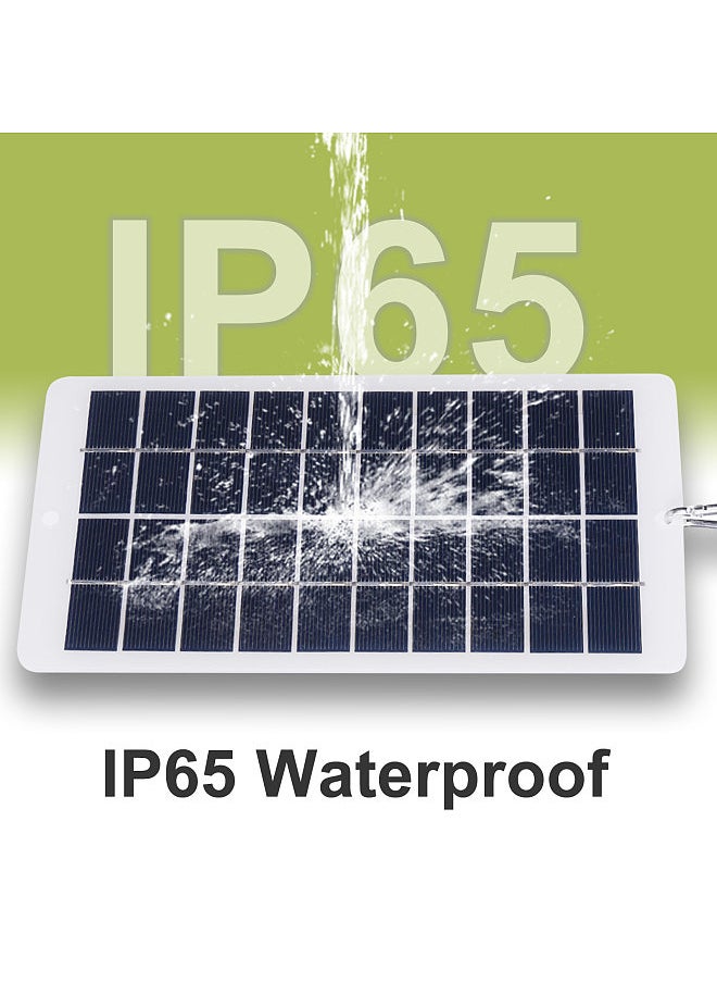Generic - 4.5 Watt 5 Volt Solar Panel IP65 Waterproof High-Efficiency Polysilicon Solar Charger Panel Power Charger with 5V USB Port for RV Marine Rooftop and Other Off-Grid Applications - Image 1