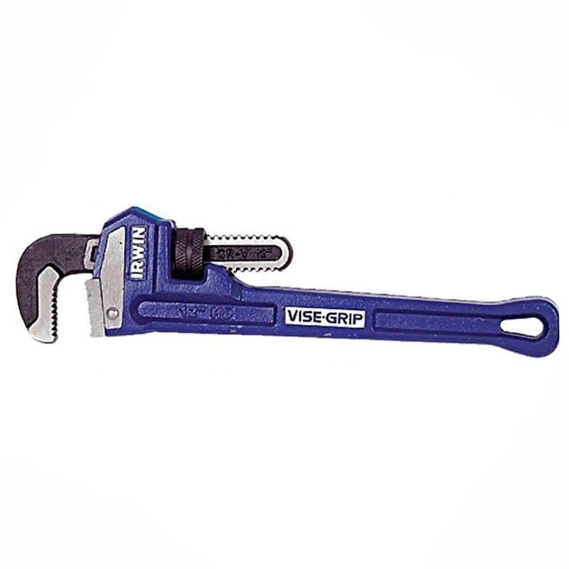 IRWIN Tools VISE-GRIP Pipe Wrench, Cast Iron, 2-Inch Jaw, 12-Inch Length (274106), Blue - Image 4