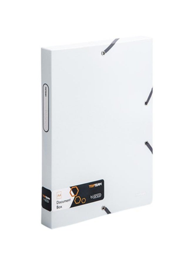 Top Team Document File 33 X 25 X 3 cm Plastic/Metal White/Grey