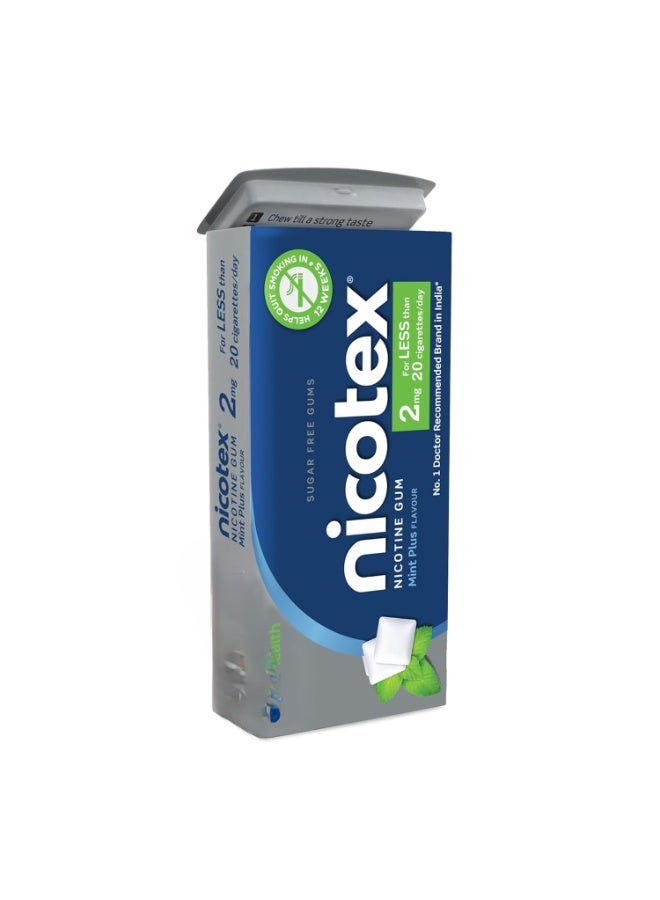 سيبلا علكة سيبلا نيكوتكس بنكهة النعناع الخالية من السكر 2 ملغ | تساعد على الإقلاع عن التدخين | علاج معتمد من منظمة الصحة العالمية | 29 علكة في كل علبة | عبوة واحدة - Image 1