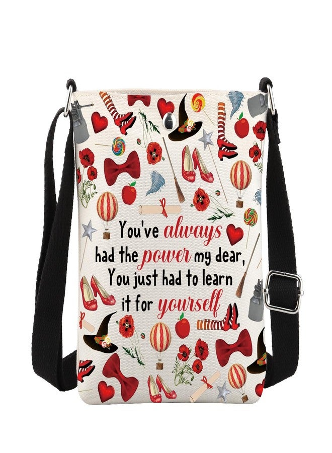 MBMSO Wizard Oz Gifts You've Always Had the Power My Dear Crossbody Bag Movie Inspired Gifts for Fans Movie Lover Sling Purse (Movie Fans Crossbody) - Image 1