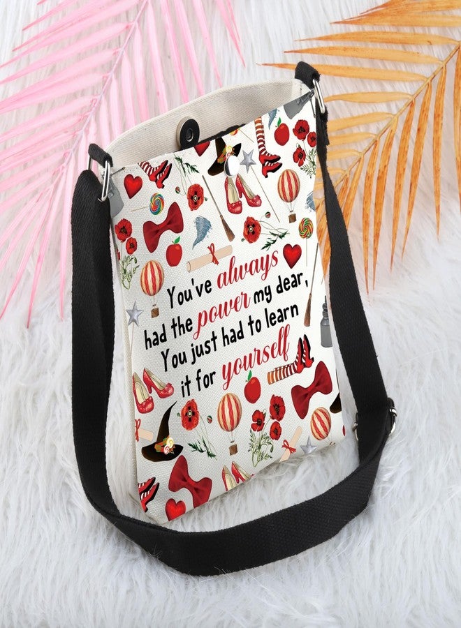 MBMSO Wizard Oz Gifts You've Always Had the Power My Dear Crossbody Bag Movie Inspired Gifts for Fans Movie Lover Sling Purse (Movie Fans Crossbody) - Image 4