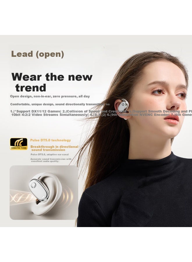 Sibyl bluetooth Earhook Headphones Wireless Non-in-ear Noise Cancelling Open-ear Bone Conduction Concept Suitable For Cycling Sports Huawei Apple Xiaomi - Image 2