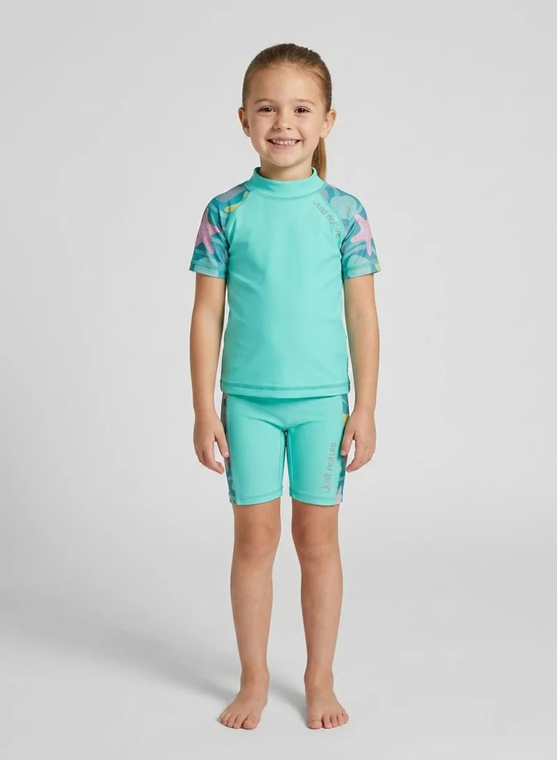Just Nature Kids Two Pieces Rash Set - Short Sleeve