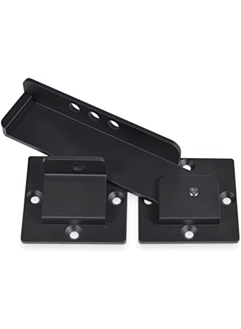 SYOSI Flip Gate Latch Lock with Padlock Hole, 4mm Heavy Duty Aluminum Alloy Adjustable Door Latch for Sliding and Swing Open Door, Outdoor Gate, Wooden Fence, Barn Door, Shed, Garage, Yard (7.5") - Image 1