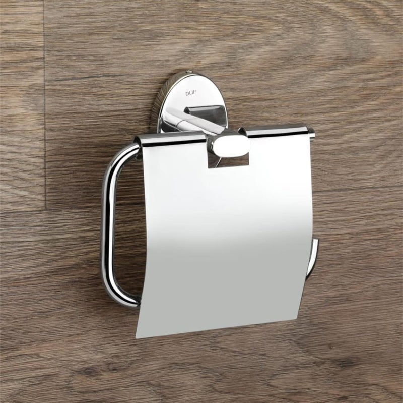 DLII® Oval Toilet Paper Holder - Wall Mounted Design TP Rack Freestanding Models | Stylish & Space Saving Toilet Paper Holder for Bathroom - Image 1