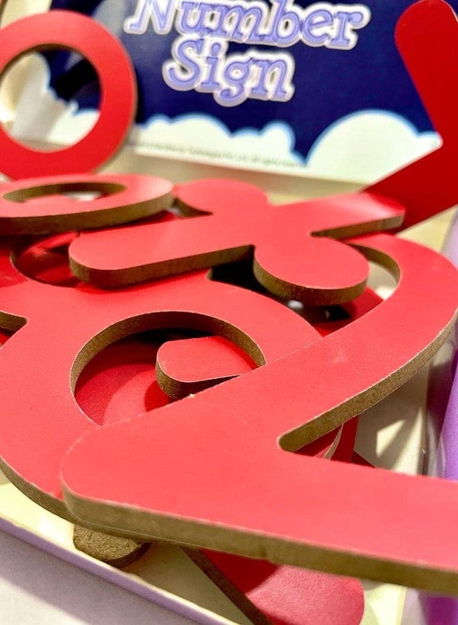 Nerdnerdy Wooden Math Signs Set and Numbers/Preschool 3-4yrs/ Training Videos by Experts to use in Multiple Ways to Teach Different Concepts/woode Math kit - Image 5